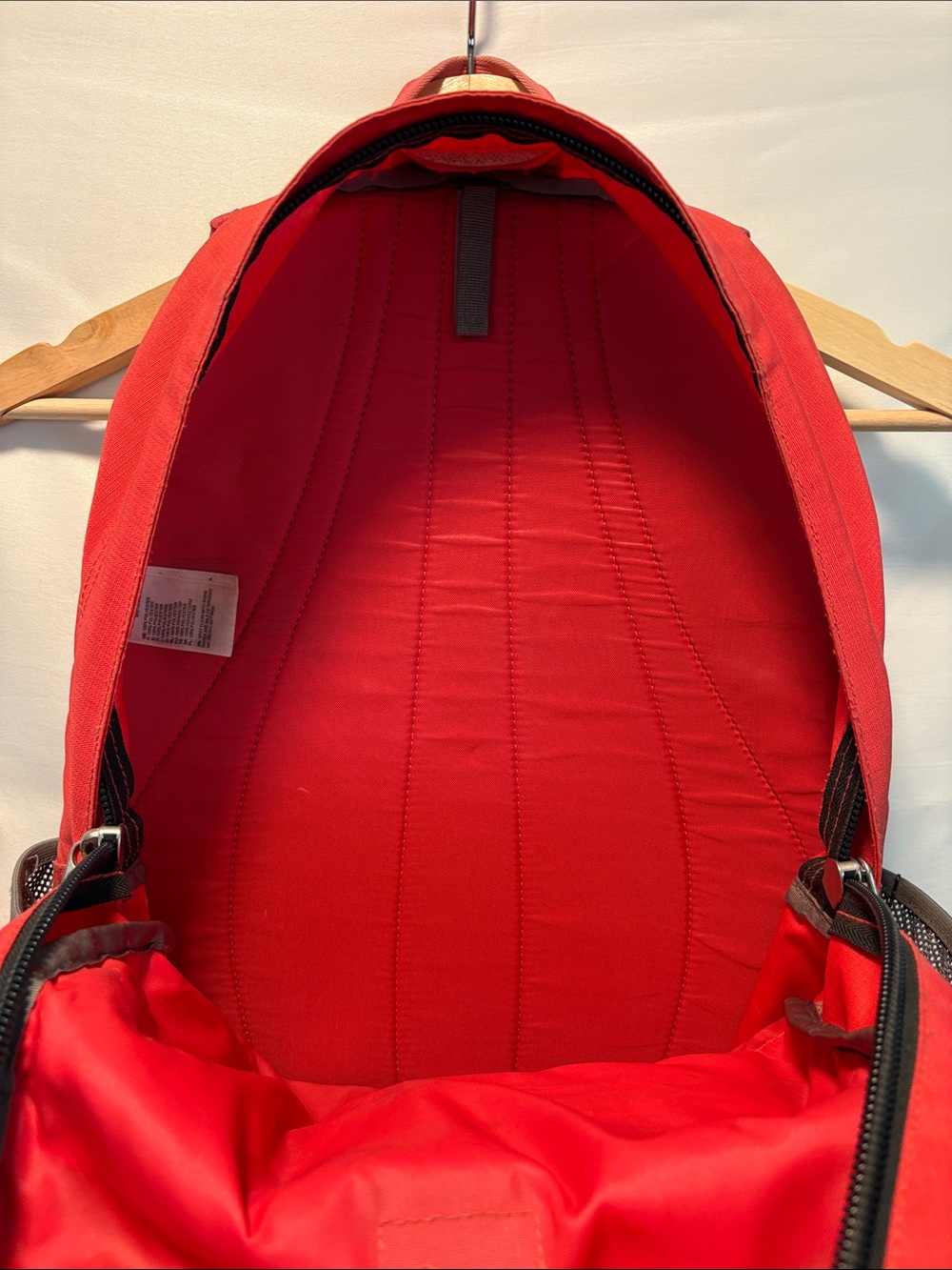 The North Face Red Daypack Backpack with Front Bungee - Picture 8 of 8